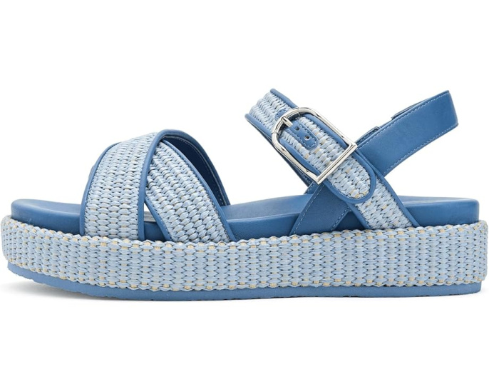 Сандалии Johnston & Murphy Carli Cross-Band с платформой из рафии