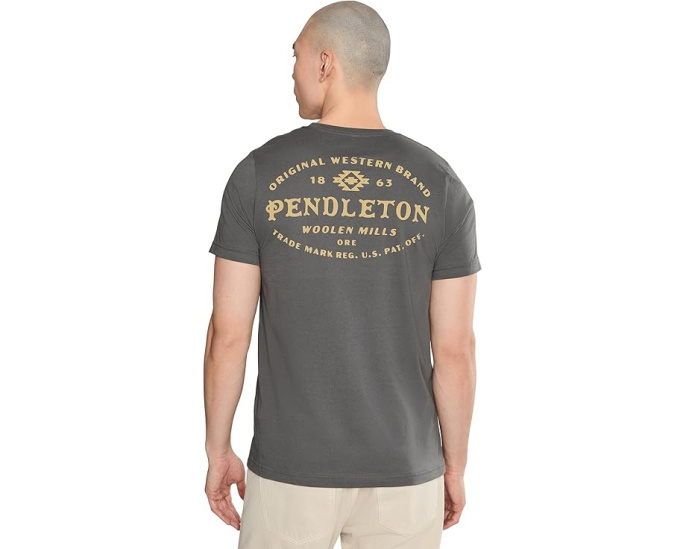 Футболка Pendleton Vintage Stamp Logo с принтом