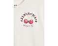 Футболка оверсайз Cherry для детей от abercrombie kids