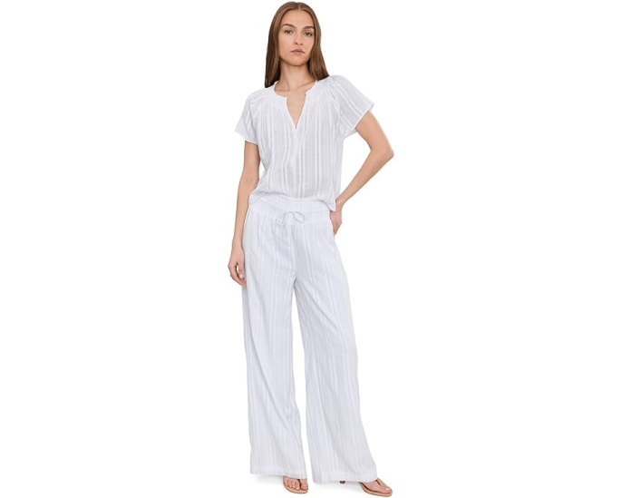 Блуза Splendid Meadow из мягкой ткани с V-образным вырезом и короткими рукавами