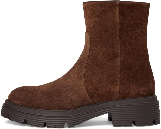 Ботинки Stuart Weitzman Hudson Lite Zip Bootie на квадратном каблуке
