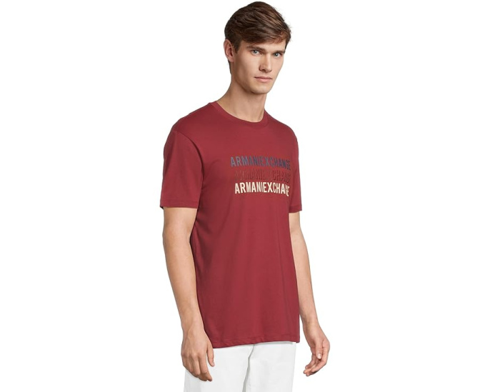 Футболка Armani Exchange с мульти-логотипом