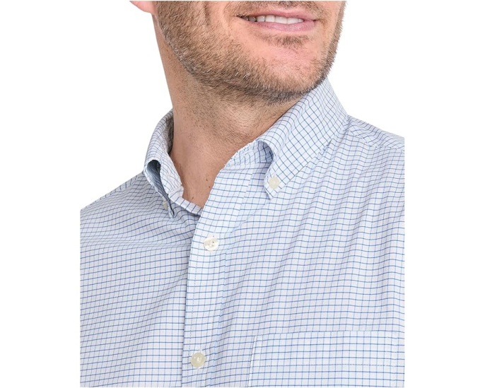 Хлопковая рубашка Calabash Check Performance от Vineyard Vines