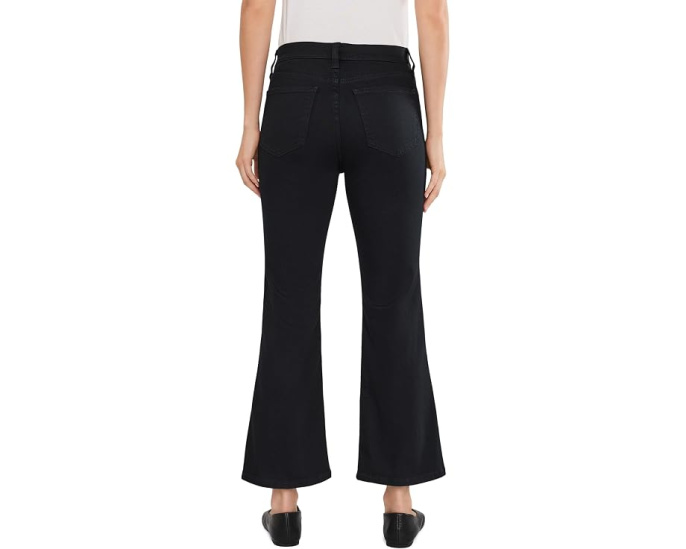 Джинсы Madewell Stretch Flare Crop в черном цвете