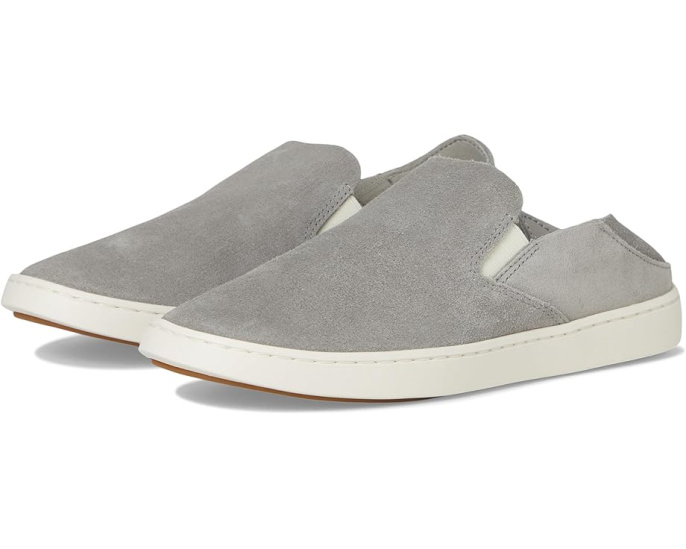 Сланцы OluKai Pehuea Luxe из замши с откидной пяткой