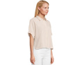 Рубашка Striped Boxy Button Down от Lilla P свободного кроя