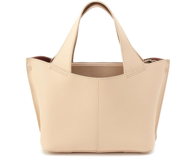 Сумка HOBO Vida Small Tote бежевая с ремешком