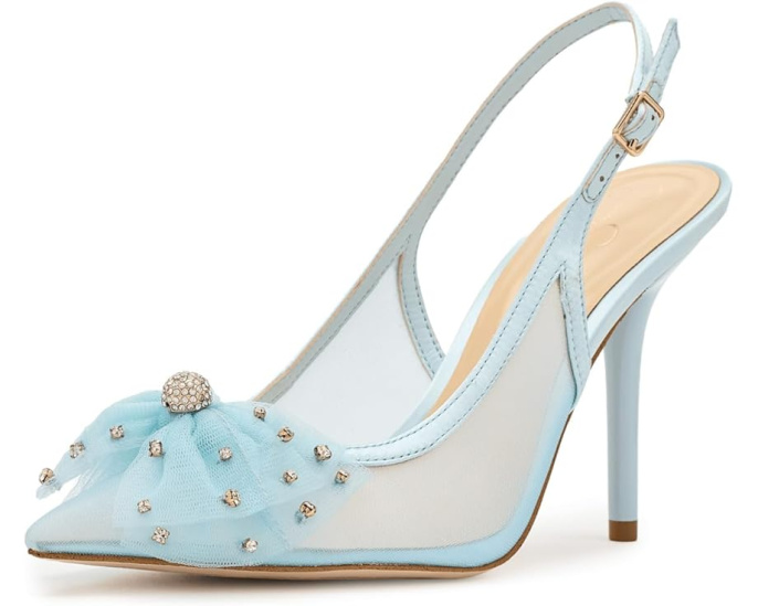 Лодочки Jessica Simpson Lavilra с бантом из тюля и стразами
