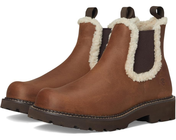 Уютные челси Ariat Fatbaby Chelsea Cozy с отделкой из меха
