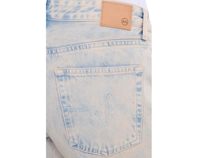 Джинсы AG Jeans Adria с низкой посадкой и широкими штанинами в оттенке Mojave Pink