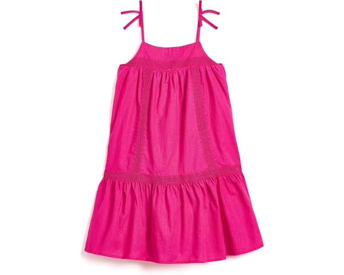 Платье Linen Trim с кружевной отделкой Janie and Jack для детей