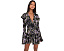 Платье Long Sleeve Deep V Ruffle Norma Kamali с рюшами