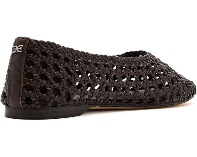 Балетки Sam Edelman Shira с плетеной кожей и квадратным носком