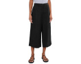 Брюки Eileen Fisher из органического льна с защипами и укороченной длиной