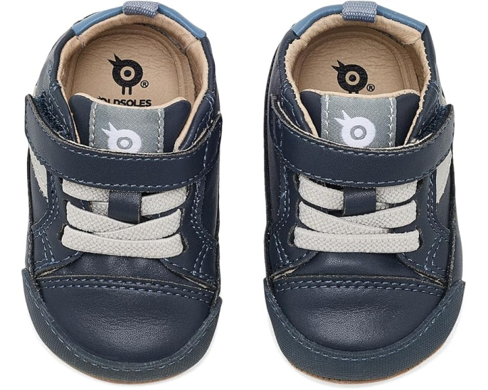 Детские кроссовки Old Soles First Wave с шнуровкой и волной