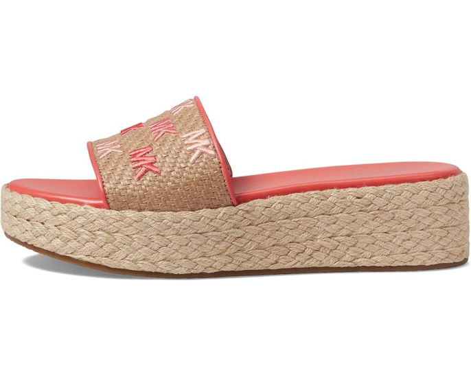 Босоножки Sadler Wedge на платформе MICHAEL Michael Kors джутовый принт