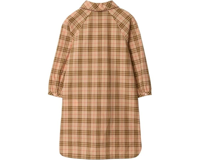 Платье Burberry Kids Elodie Check с принтом в клетку