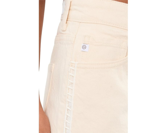 Джинсы AG Jeans Saige средней посадки с широкими штанинами в цвете Fresh Air
