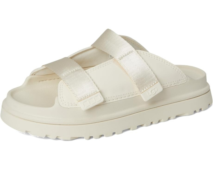Детские шлепанцы UGG Goldenglow Slide с ремешками из переработанных материалов