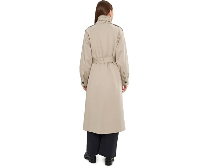 Длинный тренч Funnel Neck Maxi от Avec Les Filles с воротником-хомут
