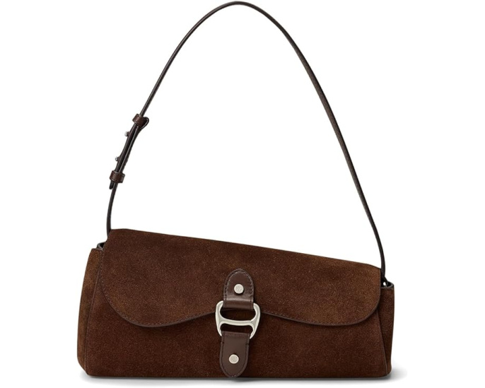Сумка через плечо Lauren Ralph Lauren Tasha Medium из замши
