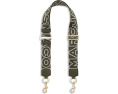 Ремешок Marc Jacobs The Outline Logo Webbing с логотипом и застежкой-карабином