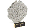 Клатч Dune London Bling с цветочным декором из страз
