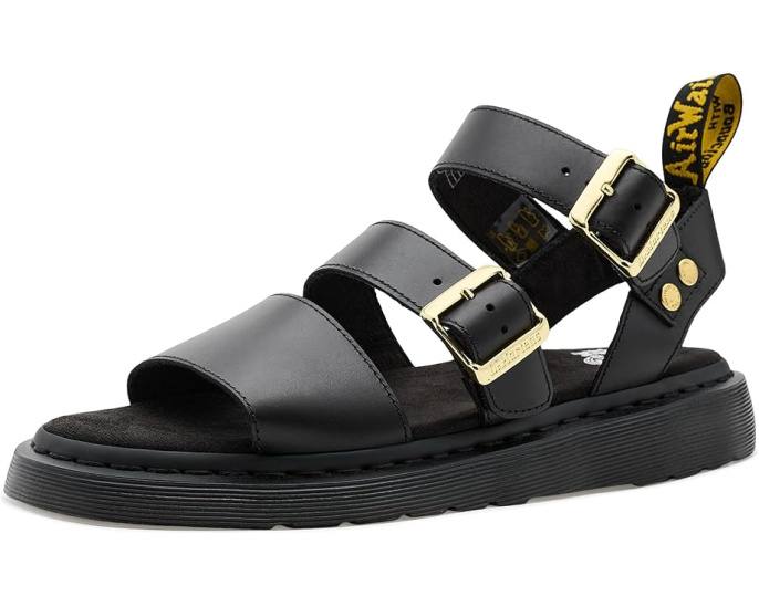 Сандалии Dr. Martens Gryphon из кожи с двойной пряжкой