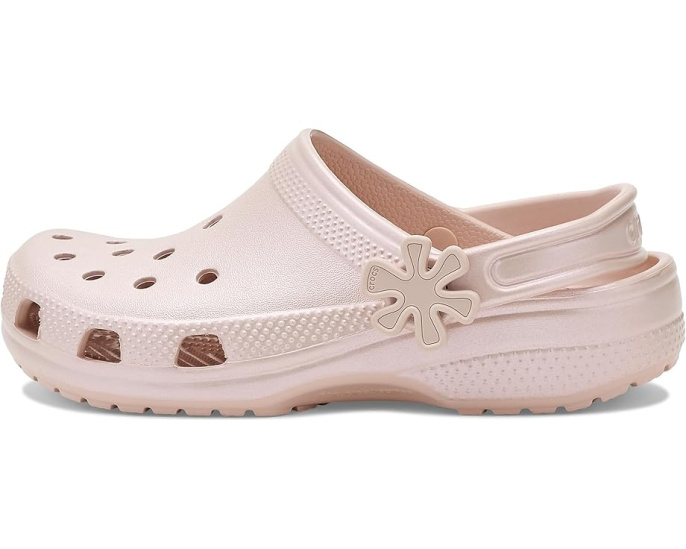Кроксы Crocs Kids Classic Pearl Shine Clogs с материалом Croslite