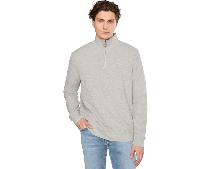 Свитшот Barbour Pique Interlock с полузастежкой молнией
