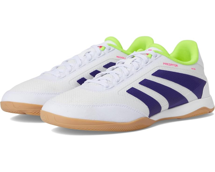 Бутсы для мини-футбола Predator League Adidas белые и фиолетовые