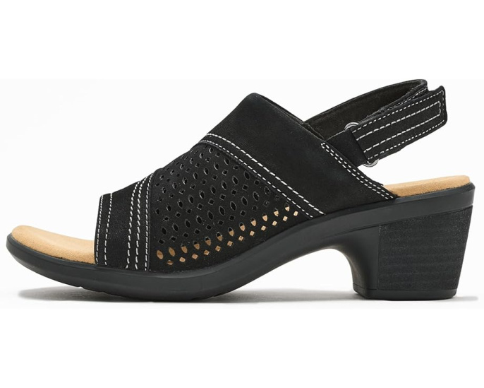 Босоножки на устойчивом каблуке Clarks Emily 2 Mist с регулируемой застежкой