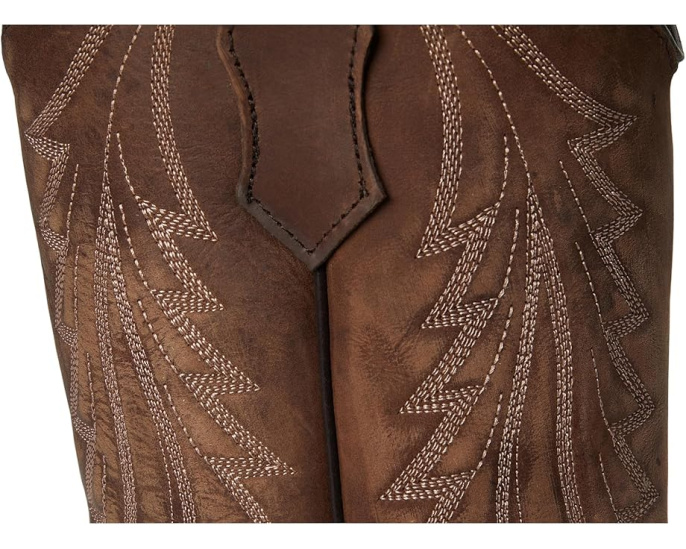 Corral Ботинки L6213 с песочной вышивкой на широком голенище