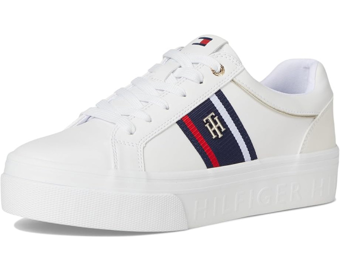 Кроссовки Tommy Hilfiger Badria белые с низким верхом