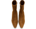 Ботильоны Ciel на низком каблуке kitten heel из замши Madewell