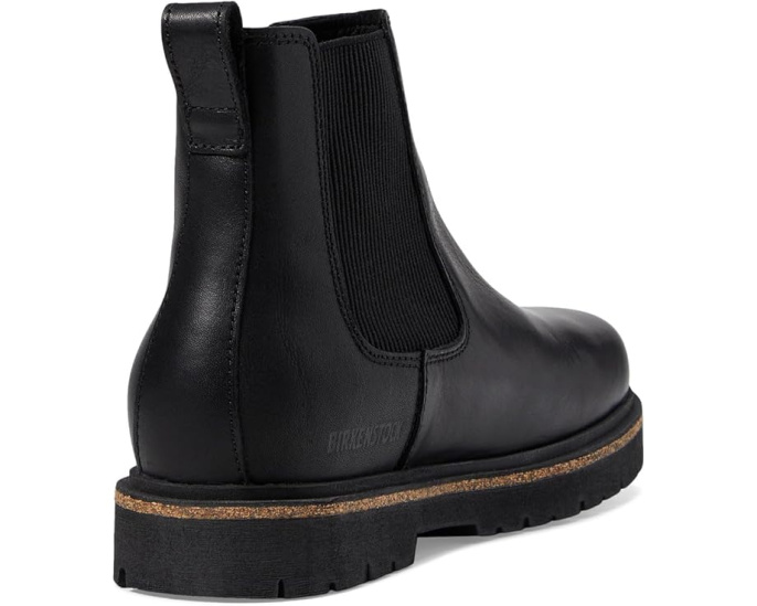 Ботинки Birkenstock Highwood Slip-On Deep Blue из замши с пробковой стелькой