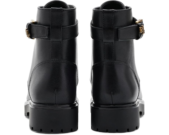 Allyson Calfskin Logo-Keeper Booties