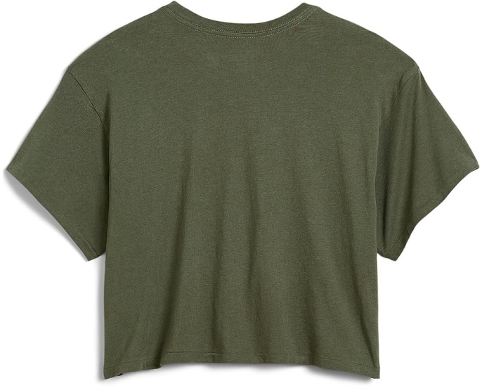 Floral Cotton Jersey Boxy Tee (Big Kid)