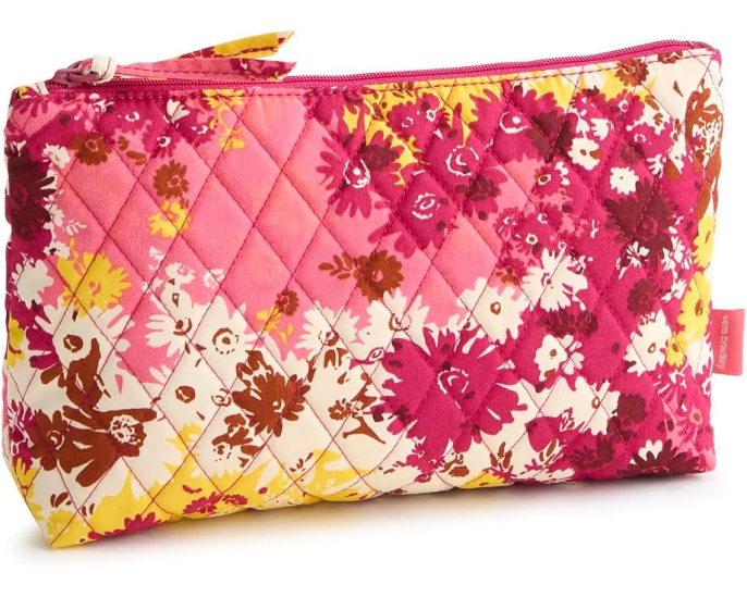 Средний косметический чехол Vera Bradley в цветочный принт