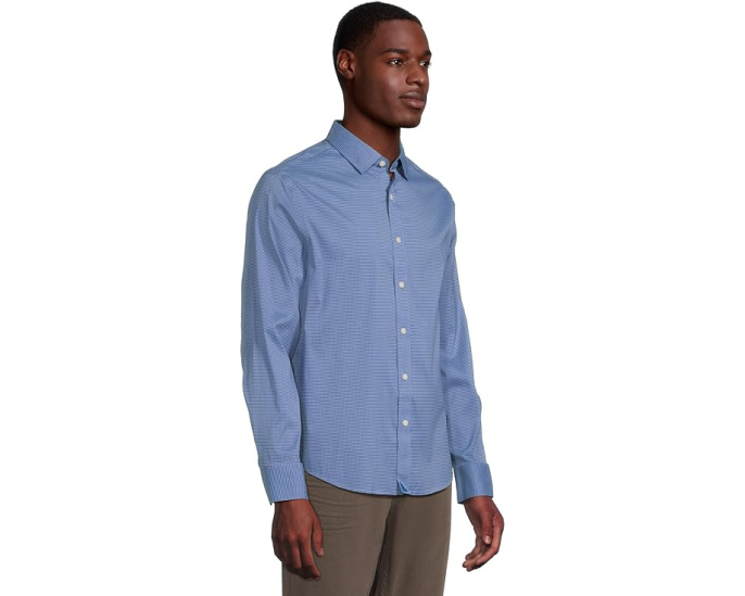Рубашка UNTUCKit с длинными рукавами Cottontek™ Kleinwood в клетку