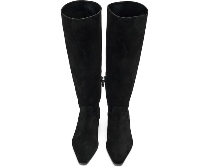 Ботинки Stassi Boot Stuart Weitzman до колена с острым носком