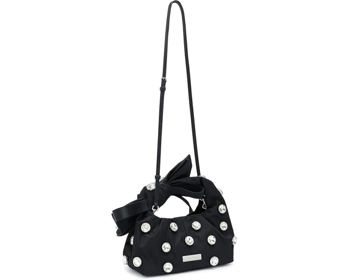 Мини-сумка Marc Jacobs The Gem Nylon Bow с бантом и съемным мешочком