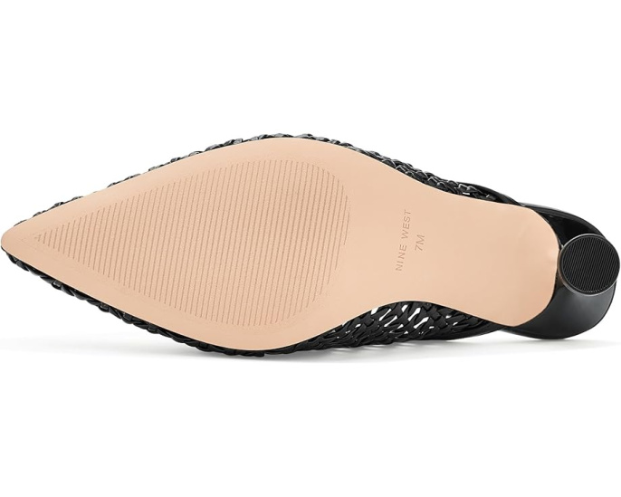 Туфли-мюли Grasso на шпильке с плетеным верхом Nine West