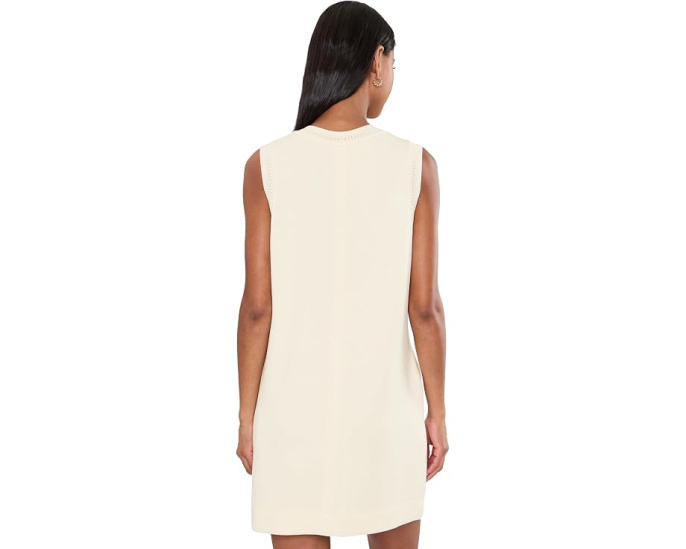 Varley мини-платье Elba Tank Mini Dress белого цвета