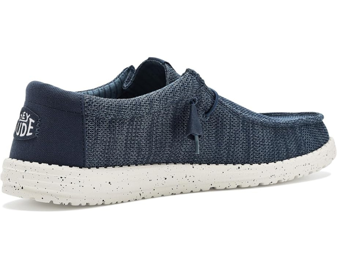 Обувь Hey Dude Wally Stretch Sox с эластичными шнурками и съемной стелькой