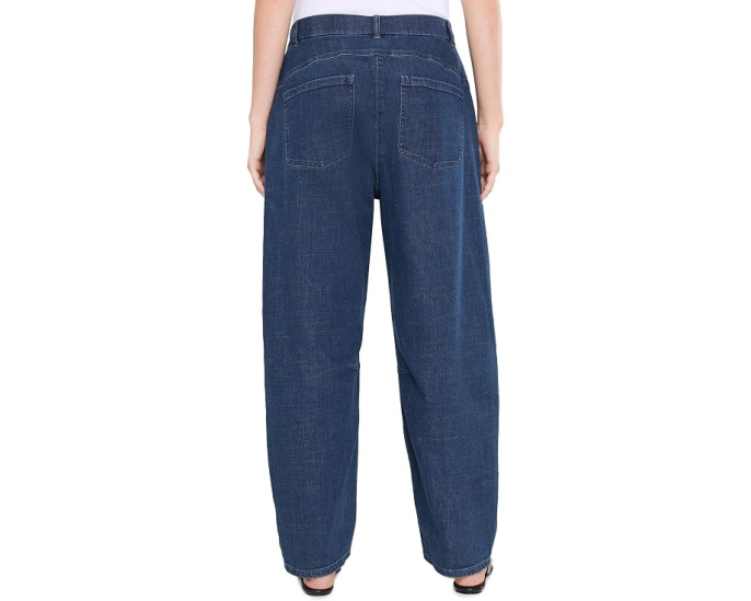 Брюки Eileen Fisher Stretch Denim из хлопка с разрезами на щиколотках