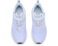 New Balance 625 детские кроссовки на липучках фиолетовые с дышащей сеткой