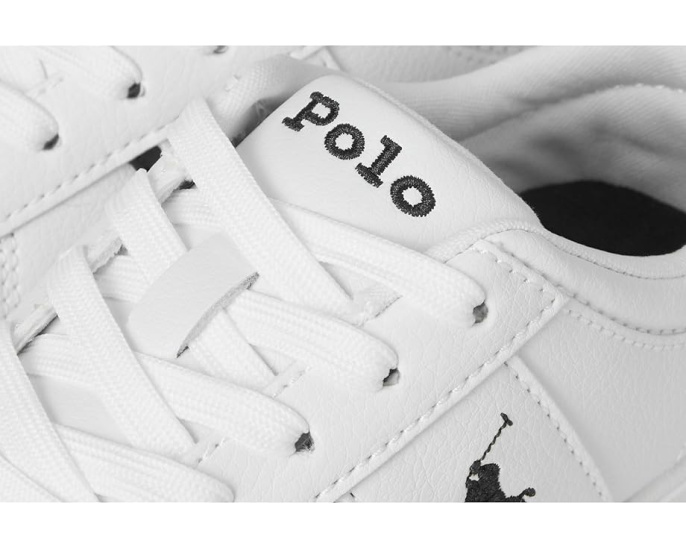Кроссовки Polo Ralph Lauren Kids Frazier для детей с верхом из полиуретана