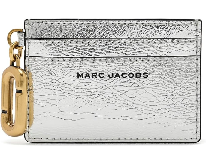 Картхолдер Marc Jacobs Metallic Scene с металлическим блеском