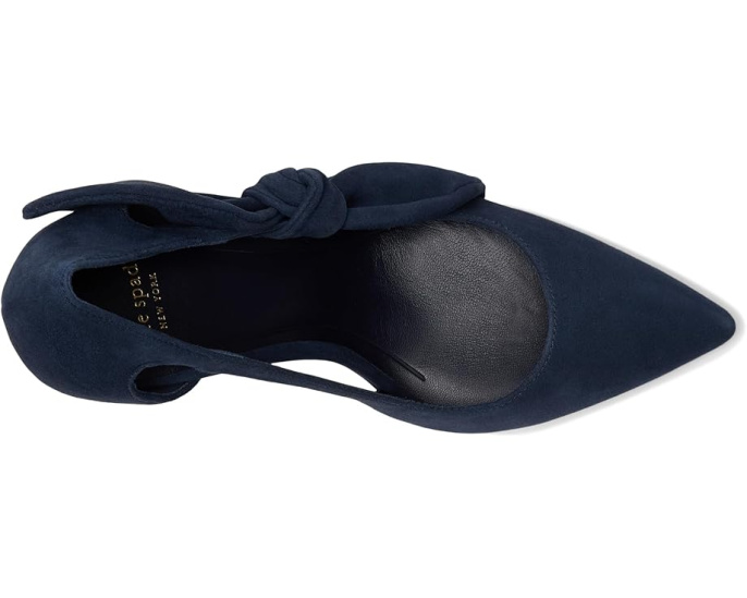 Туфли-лодочки Kate Spade New York Bunnie из замши с острым носом и бантом